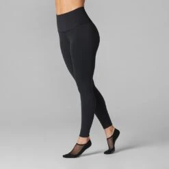Fitness-Mad Womens/Ladies High Waist Leggings (Black) -Outdoor Products Shop k33292069a51b962b2f84535e29def063