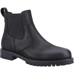 Cotswold Mens Bodicote Leather Chelsea Boots (Black)