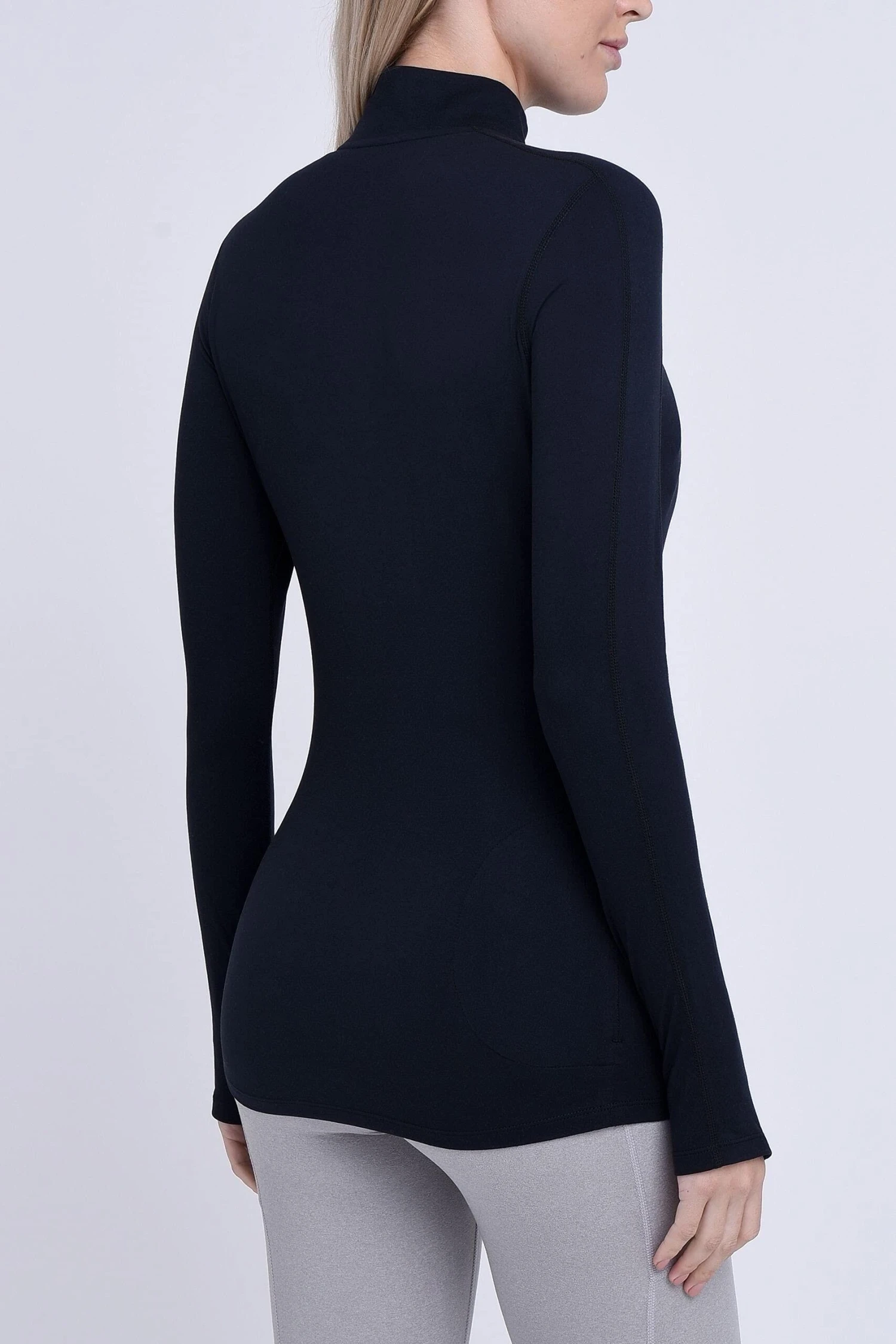 Women's Fusion Long Sleeve Half Zip Top 2 Women's Fusion Long Sleeve Half Zip Top - Image 2