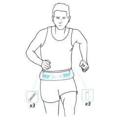 HYDRATION FLASK-CARRYING RUNNING BELT - BLACK -Outdoor Products Shop k4d4c34df2180a2cbafc785d341da4eb2