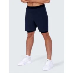 Men's Utility 2 In 1 Training Short With Zipped Pocket