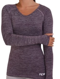 Women’s Elle Long Sleeve V Neck Top -Outdoor Products Shop k6a6ade78a438baeaa6d311bcfd5ea48d