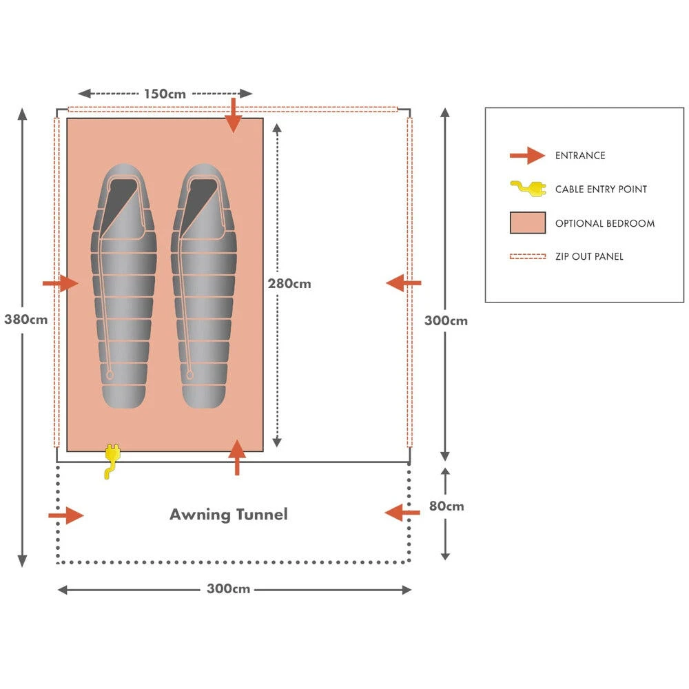 Motordome Kamper Hub Modular Quick Erect Drive Away Awning 7 Motordome Kamper Hub Modular Quick Erect Drive Away Awning - Image 7