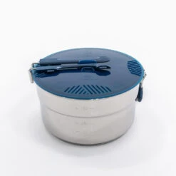 Quechua Hiker's Camping Stainless Steel Cooking Set MH100 4 Person (2.6 L) -Outdoor Products Shop k73fcf6f46345e0083dd43cbea33b70e4