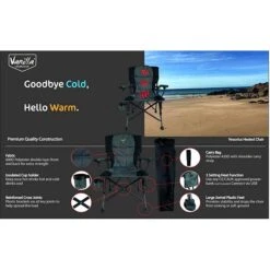 Vanilla Leisure Vesuvius Folding Heated Camping Chair + FREE Power Bank -Outdoor Products Shop k7c469b81bb96ee71d00974366c9ab7bf