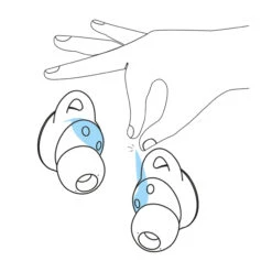 RUNNING 100% WIRELESS EARPHONES TWS 100 - BLACK -Outdoor Products Shop k7d01d63cc10bc61d5f07d22f243814d3