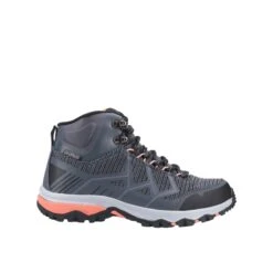 Cotswold Womens/Ladies Wychwood Hiking Boots (Grey/Coral) -Outdoor Products Shop k8d92e28a4214a65470996f45d0b33c15