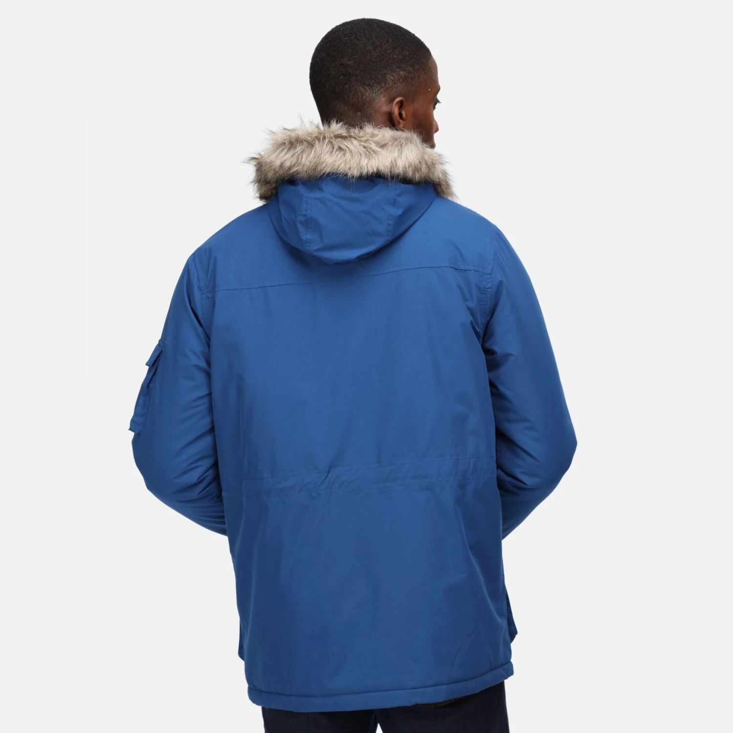 Regatta Mens Salinger II Faux Fur Insulated Parka (Black) 15 Regatta Mens Salinger II Faux Fur Insulated Parka (Black) - Image 15