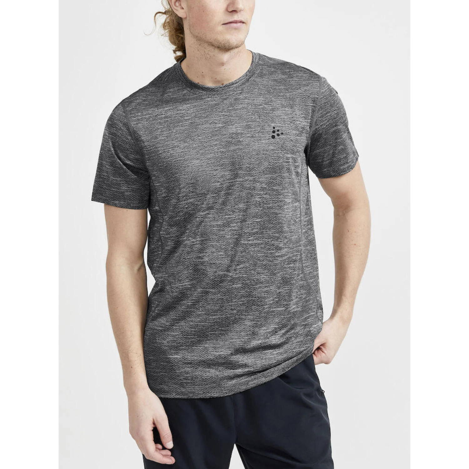 Craft ADV CHARGE MELANGE SHORT SLEEVE TEE MEN 3 Craft ADV CHARGE MELANGE SHORT SLEEVE TEE MEN - Image 3