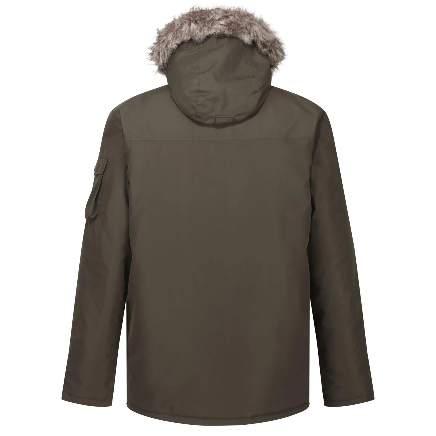 Regatta Mens Salinger II Faux Fur Insulated Parka (Black) 11 Regatta Mens Salinger II Faux Fur Insulated Parka (Black) - Image 11