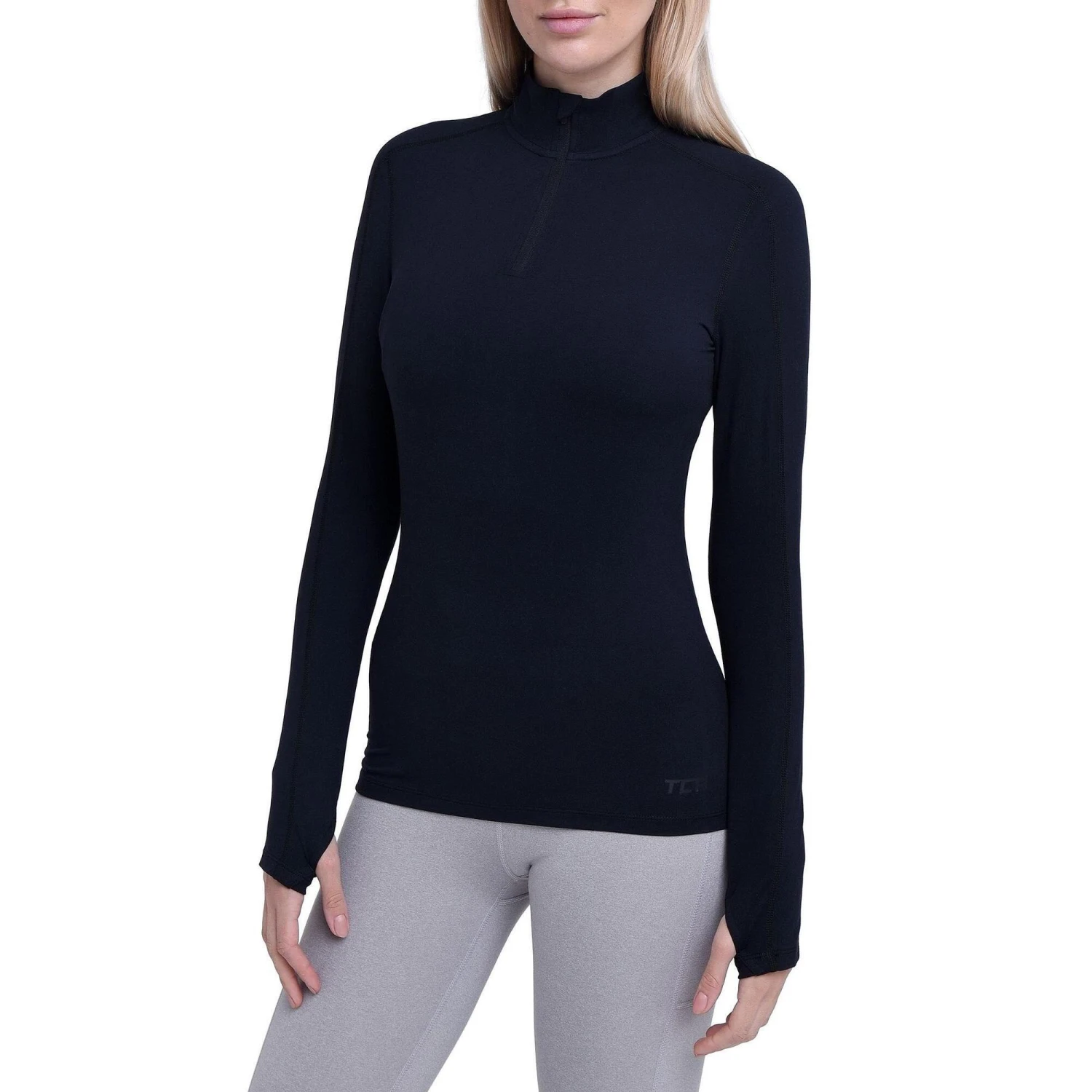 Women's Fusion Long Sleeve Half Zip Top 1 Women's Fusion Long Sleeve Half Zip Top
