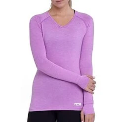 Women’s Elle Long Sleeve V Neck Top -Outdoor Products Shop kc6da65747a2626436daf303fdf339461