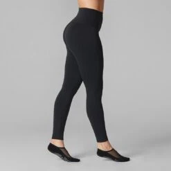 Fitness-Mad Womens/Ladies High Waist Leggings (Black) -Outdoor Products Shop kd606fa3d91514531c7dec97a01a73d70