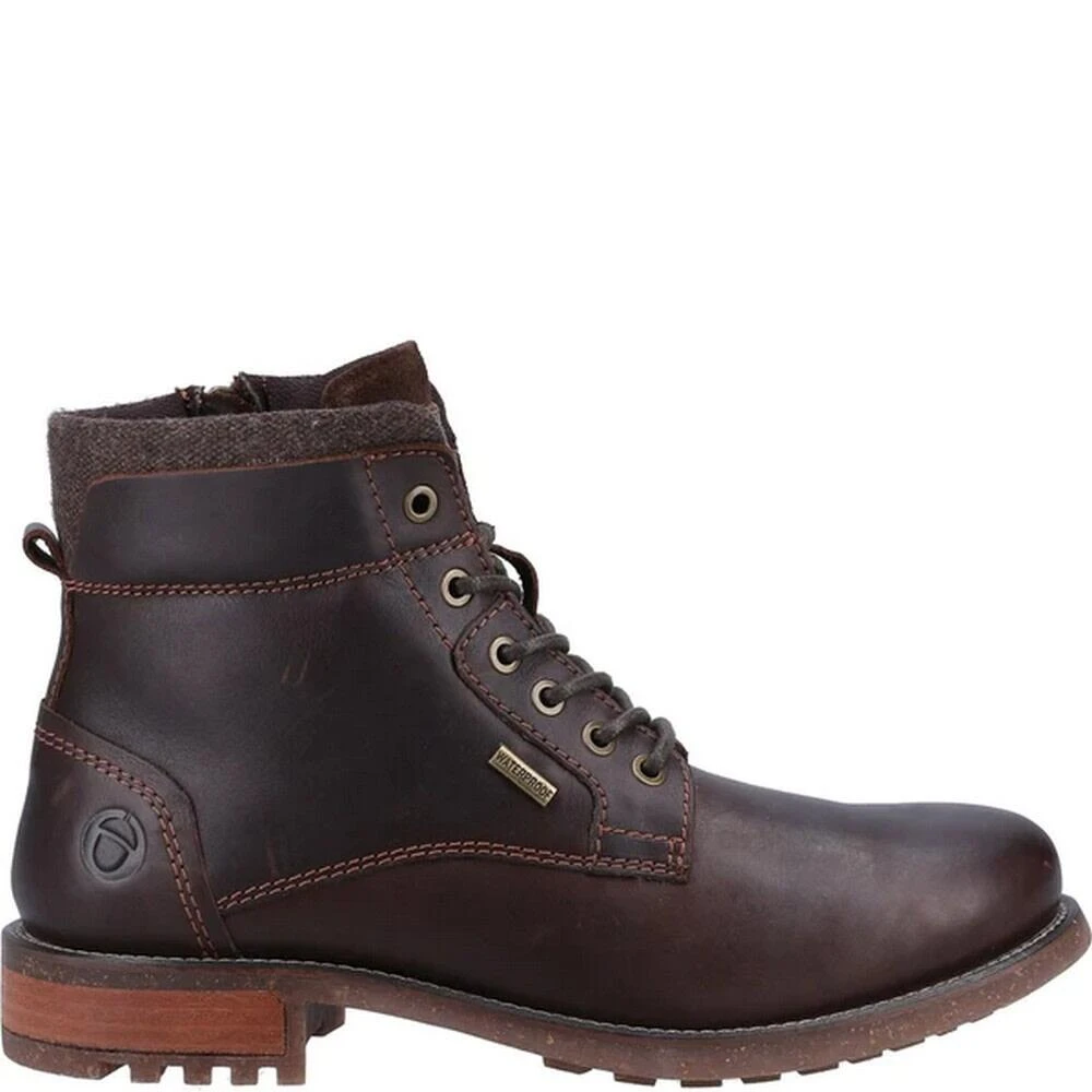 Cotswold Mens Birdwood Leather Ankle Boots (Brown) 2 Cotswold Mens Birdwood Leather Ankle Boots (Brown) - Image 2