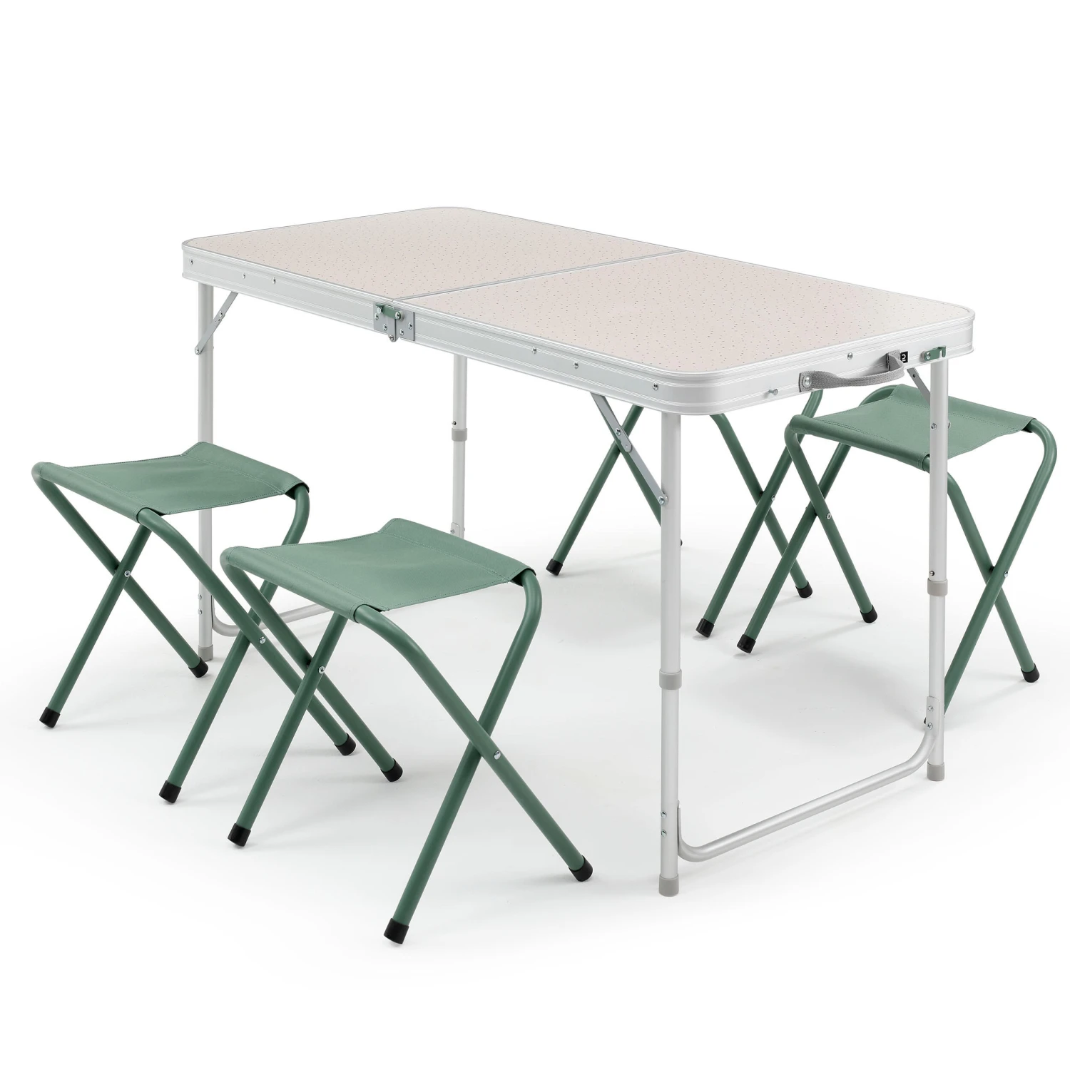 Quechua FOLDING CAMPING TABLE - 4 STOOLS - 4 TO 6 PEOPLE 1 Quechua FOLDING CAMPING TABLE - 4 STOOLS - 4 TO 6 PEOPLE