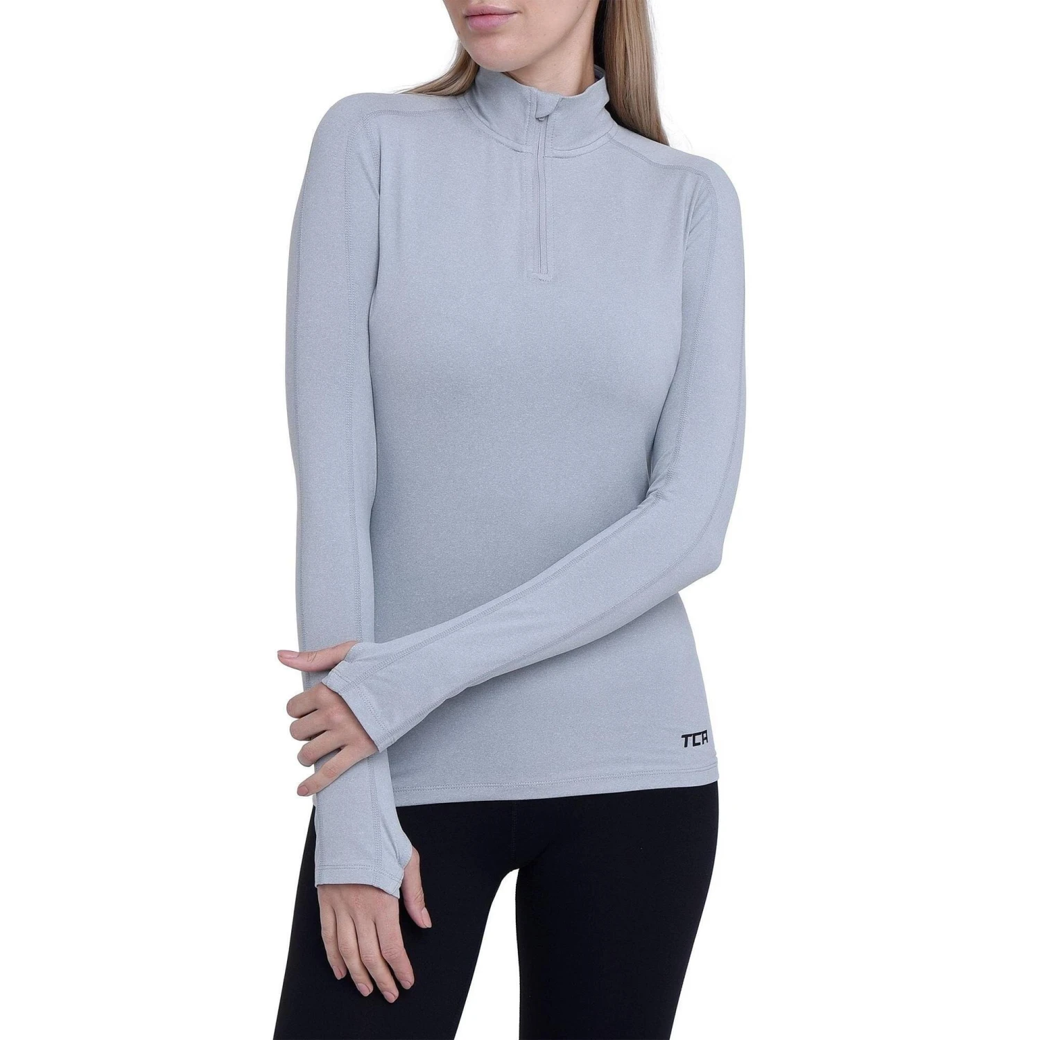 Women's Fusion Long Sleeve Half Zip Top 6 Women's Fusion Long Sleeve Half Zip Top - Image 6
