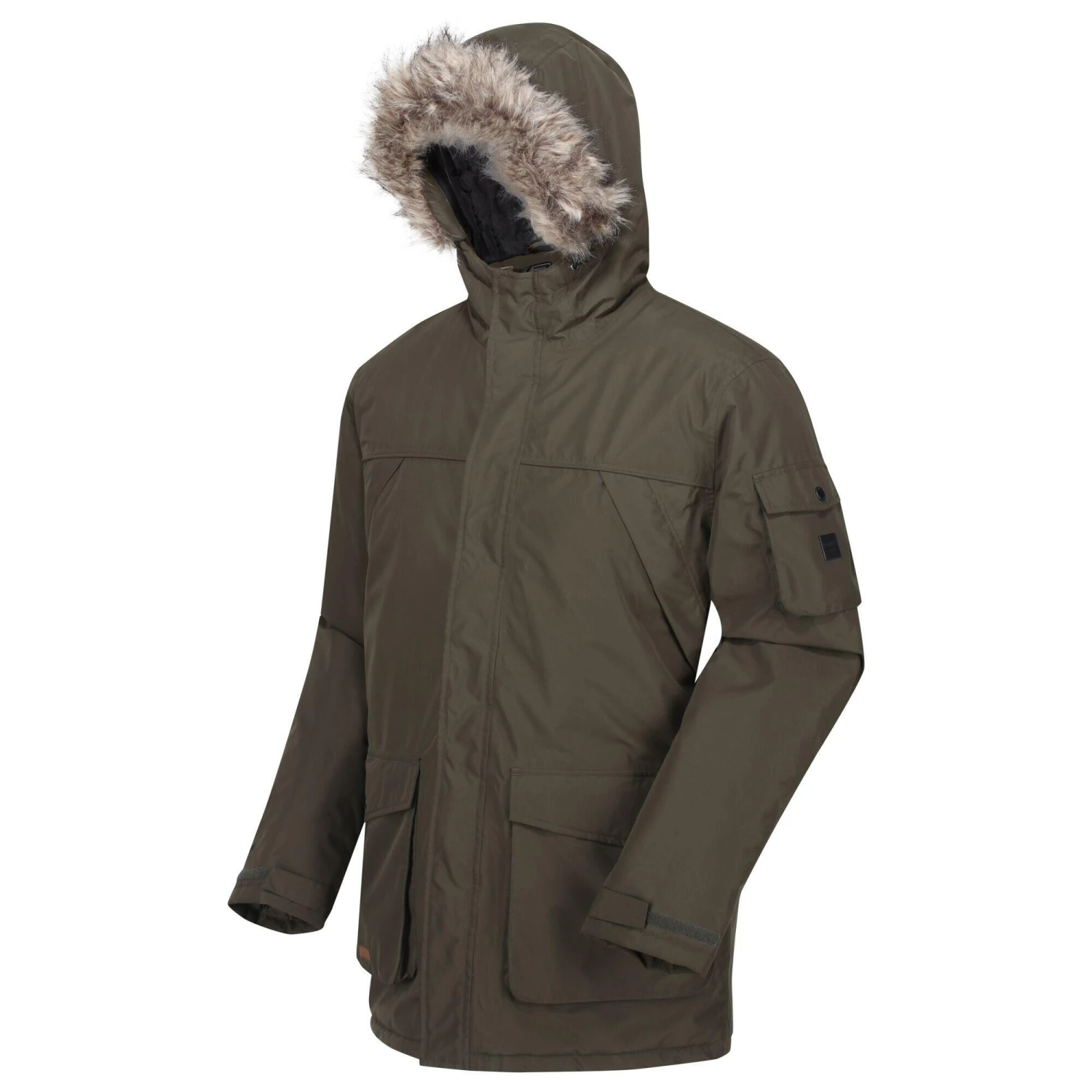 Regatta Mens Salinger II Faux Fur Insulated Parka (Black) 12 Regatta Mens Salinger II Faux Fur Insulated Parka (Black) - Image 12