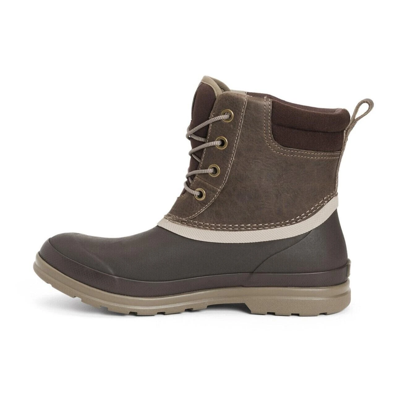 Muck Boots Mens Originals Duck Lace Leather Wellington Boots (Black) 6 Muck Boots Mens Originals Duck Lace Leather Wellington Boots (Black) - Image 6