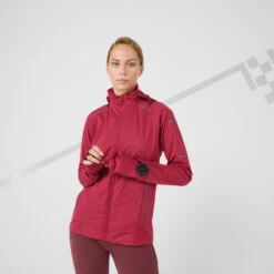KIPRUN WARM REGUL WOMEN'S RUNNING JACKET BURGUNDY -Outdoor Products Shop kfcb71f5f4421a49e3a075f5642a2d6e4